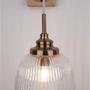 Dekorativní - NV 9738200 Nástěnné svítidlo MOND saténový zlatý kov čiré sklo E14 1x5W 230V IP20 bez žárovky - NOVA LUCE - foto 5