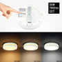 LED stropní svítidla Optonica - LED venkovní stropní světlo bílé 20W CCT IP65 - foto 5