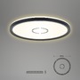 Kruhová - BRI 3391015 Slim svítidlo LED panel, pr. 29,3 cm, 2400 lm, 18 W, černá (starý kód: BRI 3391-015) - BRILONER - foto 5