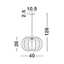 Koule - NV 9620123 Závěsné svítidlo OTTOLINE bílý kov přírodní dřevo E27 1x12W 230V IP20 bez žárovky - NOVA LUCE - foto 5