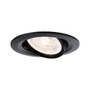 Kruhová - P 92275 LED vestavné svítidlo Nova GU10 Flat výklopné 3x4,9W 230V 2700K černá mat - PAULMANN - foto 5