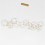 Podélná - NV 9186814 Závěsné svítidlo NEBULA zlatý kov LED 67.2W 230V 3000K IP20 - NOVA LUCE - foto 5