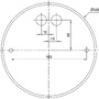 Kruhová - OS EDN61579 EDNA P4 závěsné skleněné svítidlo bílá IP40 4000 K 20W LED DALI (původní kód OS 61579) - OSMONT - foto 5
