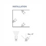 Reflektory - NV 9011102 WALL WASHER nikl satén hliník a sklo LED Chip Philips 15W 3000K DC24V 30st. IP67 - NOVA LUCE - foto 5