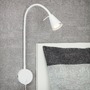 S ramenem - BRI 2082-016 Flexibilní nástěnné svítidlo 45 cm 1xGU10 5W 400lm bílé - BRILONER - foto 5