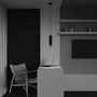 Válec - M P085PL-12W4K-B AKCE - Závěsné svítidlo Orlo 4000K 12W 560lm studená bílá černý hliník moderní design  - MAYTONI - foto 5