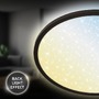 Kruhová - BRILO 7655015 Slim svítidlo LED panel pr.37,5 cm - 22W, 3000lm, dálkový ovladač, stmívatelné, černá - BRILO - foto 5