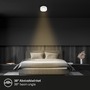 Bodová - BRI 7990016 LED vestavné / přisazené bodové svítidlo – pr.90mm, stmívatelné, 5W, 230V, teplá bílá, nastavitelné, bílá - BRILONER - foto 5