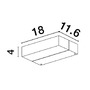 Nástěnná - NV 9492570 Venkovní nástěnné svítidlo ZIRI antracitový hliník a čiré sklo LED 10W 3000K 220-240V 96st. IP65 - NOVA LUCE - foto 5
