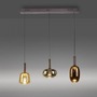 Dekorativní - PN 2680-70 IRIDES LED závěsné svítidlo nastavitelná výška Comfort Lift 3 ramenné stmívatelné paměťová funkce SimplyDim 3000K - PAUL NEUHAUS - foto 5