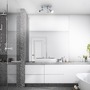 Koupelnová - BRI 2992-038R LED bodové svítidlo pr. 21 cm 3xGU10 4,8W 400lm chrom - BRILONER - foto 5