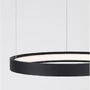 Kruhová - NV 9345612 Závěsné svítidlo PERRINE černý hliník a akryl LED 30W 230V 3000K IP20 stmívatelné - NOVA LUCE - foto 5