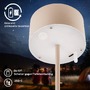 Stolní lampy dekorační - BRILO 7629011 Kira stolní lampička - 3W, 200lm, bezdrátová, LED, dotykový vypínač, stmívatelné, béžová - BRILO - foto 5