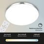 Kruhová - BRILO 3679-118 RGB-CCT LED stropní svítidlo, pr. 45,5 cm, 24W, 2700 lm, chrom - BRILO - foto 5