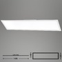 Hranatá - BRILO 7196016 CCT svítidlo LED panel, 119,5 cm, 3800 lm, 36 W, bílé (starý kód: BRILO 7196-016) - BRILO - foto 5