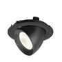 Kruhová - LA 1009742 NUMINOS® GIMBLE L Stropní vestavné svítidlo, 4000 K, 40°, IP20, kulaté, černé - BIG WHITE (SLV) - foto 5