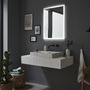 Zrcadla - P 78951 HomeSpa LED zrcadlo s osvětlením Mirra hranaté IP44 zrcadlo/bílá 22W WhiteSwitch - PAULMANN - foto 5