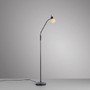 Stojací lampy - LD 12157-18 LED stojací svítidlo černé, vypínač, flexibilní nastavitelné, do obývacího pokoje 3000K - JUST LIGHT - foto 5