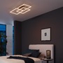 Hranatá - BRILO 3752-015 LED stropní svítidlo, 52 cm 57 W, 5700 lm, černá - BRILO - foto 5