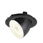 Kruhová - LA 1009743 NUMINOS® GIMBLE L Stropní vestavné svítidlo, 4000 K, 40°, IP20, kulaté, černé / bílé - BIG WHITE (SLV) - foto 5