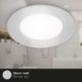 Kruhová - BRI 7057-434 LED vestavná svítidla 3ks sada, pr.8,6 cm, 3x LED, 3 W, 350 lm, matný chrom - BRILONER - foto 5