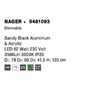 Kruhová - NV 9481093 Závěsné svítidlo NAGER černý hliník a akryl LED 62W 230V 3000K IP20 stmívatelné - NOVA LUCE - foto 5