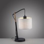 Stolní lampy dekorační - LD 14184-16 GREEN SOFI LED stolní lampa černá s imitací dřeva šňůrový vypínač IP20 do interiéru - LEUCHTEN DIREKT / JUST LIGHT - foto 5