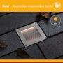 Zapuštěná - P 95742 Solární LED zemní svítidlo Sorea soumrakový senzor IP67 hranaté 100x100mm 3000K 0,1W 6lm 3,7V kov kartáčovaný ABS/polykarbonát/ocel - PAULMANN - foto 5