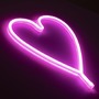 Dekorativní - LD 85020-87 NEON-HERZ LED nástěnné svítidlo SRDCE růžové USB, šňůrový vypínač, dekorativní - LEUCHTEN DIREKT / JUST LIGHT - foto 5