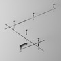 Lištové Magnetic Maytoni Flarity - M TRX154-112B Kolejnice pro magnetickou lištu 24 V Flarity 2m black TRX154-112B - MAYTONI - foto 5