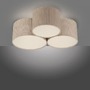 Kruhová - LD 14890-39 stropní svítidlo béžová manšestrové stínidlo do ložnice - JUST LIGHT - foto 5