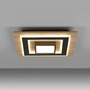 Hranatá - LD 14563-18 TOLA LED stropní svítidlo černé imitace dřeva s kovem nastavitelné vypínačem 3000K - JUST LIGHT - foto 5