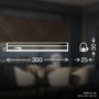 Přisazená - TF 204406TF TELEFUNKEN LED skříňkové svítidlo 30 cm 4,4W 400lm bílé - BRILONER - foto 5