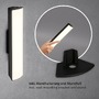 Na stůl - BRILO 7474015 LED nabíjecí stolní lampa, 30 cm, paměť, 7W, 700lm černá - BRILO - foto 5
