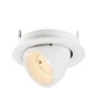 Kruhová - LA 1009395 NUMINOS® GIMBLE S Stropní vestavné svítidlo, 2700 K, 55°, IP20, kulaté, bílé - BIG WHITE (SLV) - foto 5