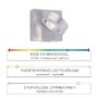 Nepřímé osvětlení - PN 9185-55 Q-MIA LED nástěnné svítidlo v barvě oceli s nastavitelnou barvou světla Smart Home ZigBee RGB+3000-5000K - PAUL NEUHAUS - foto 5
