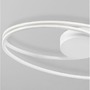 Kruhová - NV 8101204 Stropní svítidlo VIAREGGIO bílý hliník a akryl LED 28W 230V 3000K IP20 - NOVA LUCE - foto 5