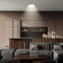 Kruhová - BRILO 3960012 Nobre stropní svítidlo pr.24 cm - 10,5W, 1200lm, teplá bílá, LED, matný nikl - BRILO - foto 5
