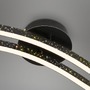 Dekorativní - BRILO 3718-025 LED nástěnné a stropní svítidlo, 80,5 cm, 12 W, 700 lm, černá - BRILO - foto 5