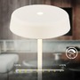 Stolní lampy dekorační - BRILO 7668016 BRILONER Pala stolní lampička - 2W, 200lm, bezdrátová, LED, dotykový vypínač, stmívatelné, bílá 7668016 - foto 5
