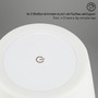 Na stůl - BRILO 7032-415 LED venkovní stolní lampa s dotykovým vypínačem, pr.30 cm, LED modul, 3 W, 340 Lm, černá - BRILO - foto 5