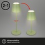 Na stůl - BRILO 7438-019 LED nabíjecí stolní lampa 38 cm 2,6W 280lm limetkově zelená - BRILO - foto 5