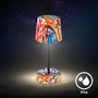 Stolní lampy dekorační - BRILO 7423045 BRILONER Boano LED stolní lampička bezdrátová IP44, stmívatelné, dotykový vypínač, motiv graffiti 7423045 - foto 5