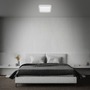Hranatá - BRILO 3748-414 LED stropní svítidlo, 27 cm, 15 W, 1800 lm, matný chrom - BRILO - foto 5