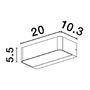Nástěnná - NV 9492590 Venkovní nástěnné svítidlo VIDENO antracitový hliník a čiré sklo LED 10W 3000K 220-240V 270st. IP65 - NOVA LUCE - foto 5