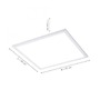 LED panely - LD 14531-16 FLAT LED panel, stropní svítidlo, úspora místa, bílé 2700-5000K - LEUCHTEN DIREKT / JUST LIGHT - foto 5