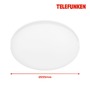 Kruhová - TF 205706TF LED stropní svítidlo, 22 cm, 10W, 960lm, bílé - BRILONER - foto 5