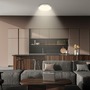 Kruhová - BRILO 3961012 Nobre stropní svítidlo pr.33 cm - 17,5W, 2400lm, teplá bílá, LED, matný nikl - BRILO - foto 5