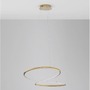 Kruhová - NV 9248109 Závěsné svítidlo GIRISH zlatá nerez ocel a akryl LED 40W 230V 3000K IP20 stmívatelné - NOVA LUCE - foto 5