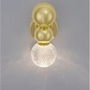 Dekorativní - NV 9522040 Nástěnné svítidlo BRILLE zlatý hliník a sklo LED 4W 230V 3200K IP20 - NOVA LUCE - foto 5